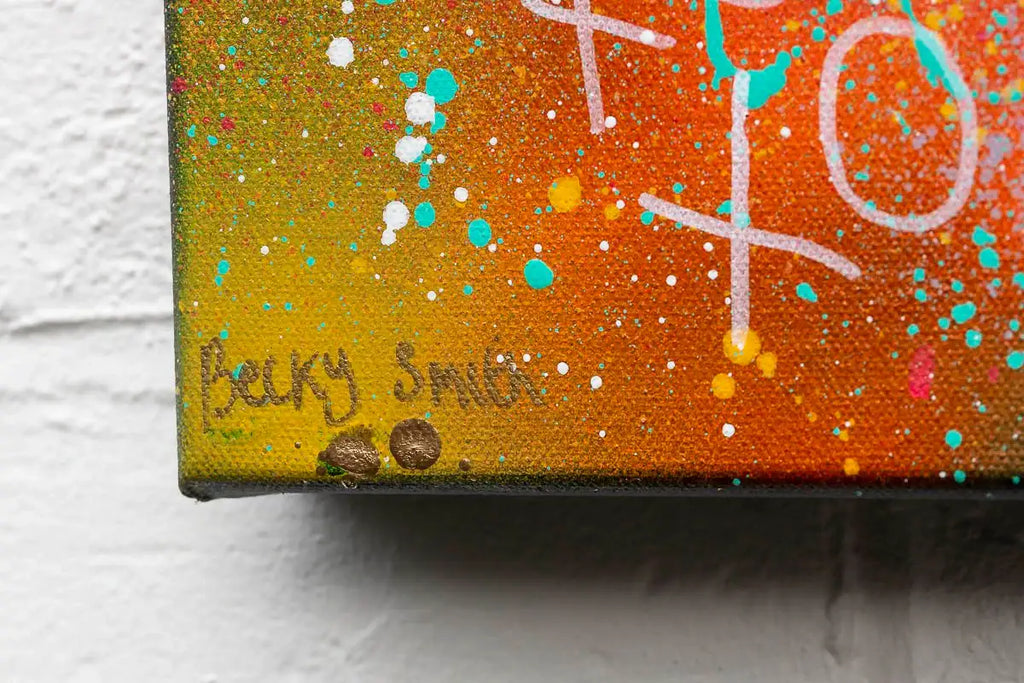 Love Your Life - Original - SOLD by artist Becky Smith - Wyecliffe Galleries