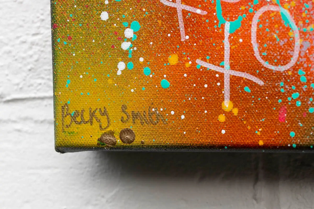 Love Your Life - Original - SOLD by artist Becky Smith - Wyecliffe Galleries