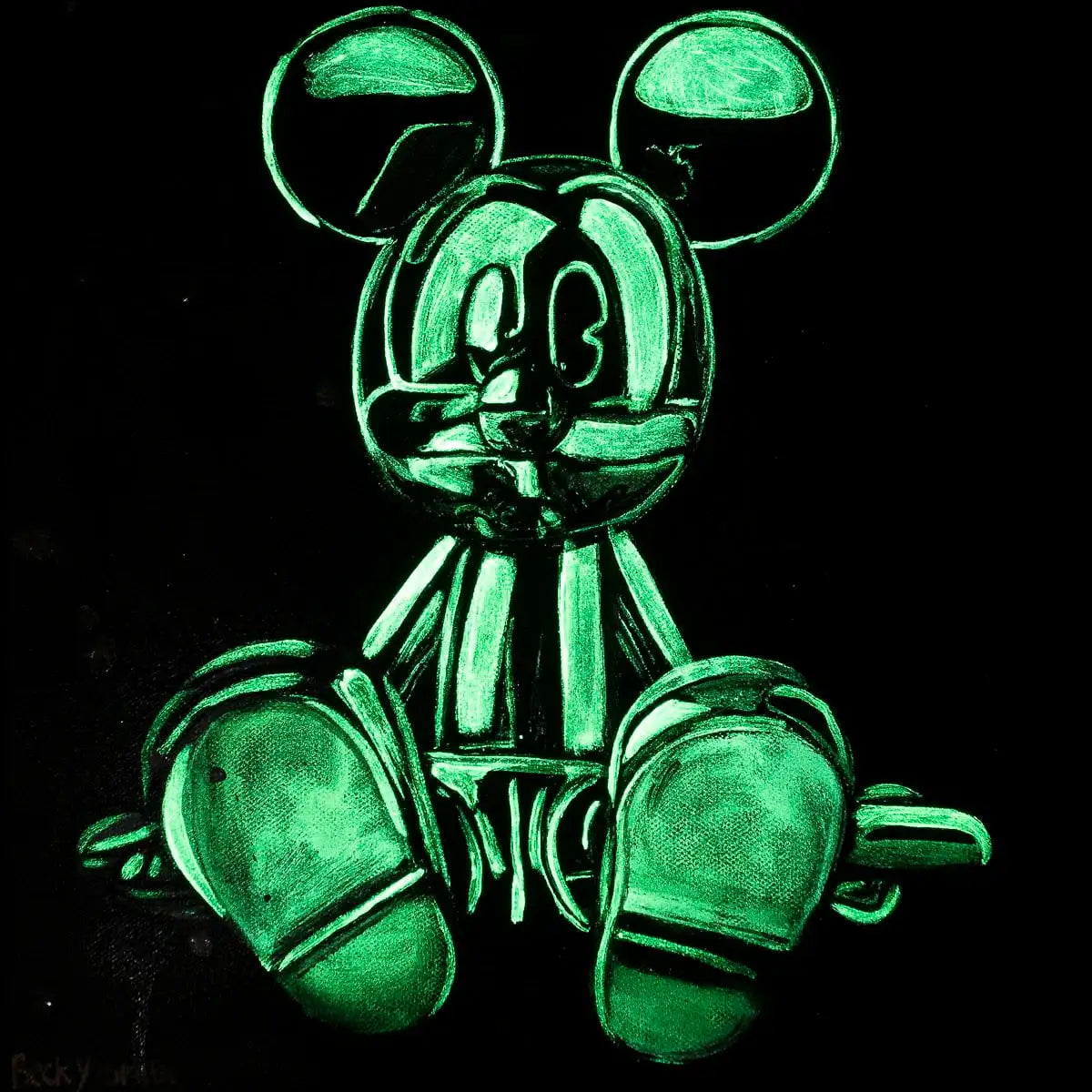 Mickey - Original - SOLD by artist Becky Smith - Wyecliffe Galleries