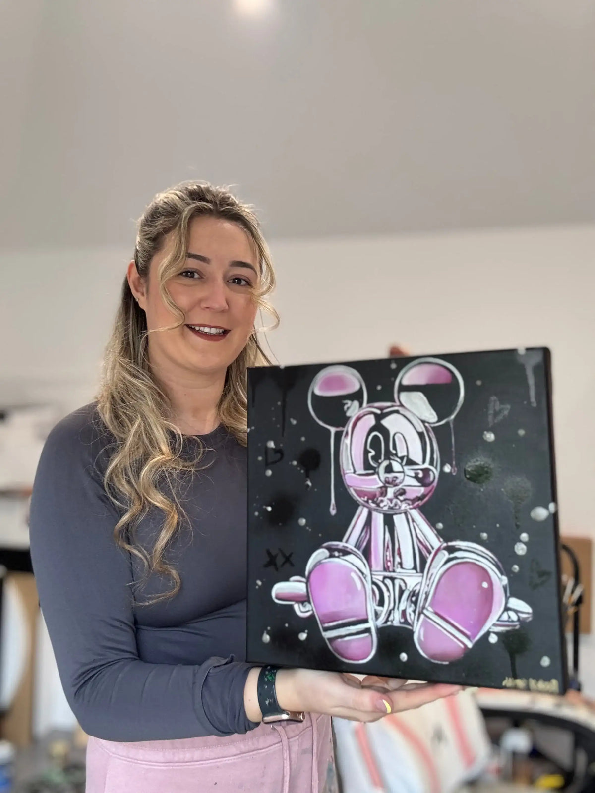 Mickey - Original - SOLD by artist Becky Smith - Wyecliffe Galleries