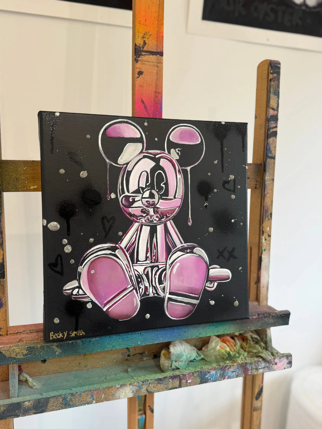 Mickey - Original - SOLD by artist Becky Smith - Wyecliffe Galleries