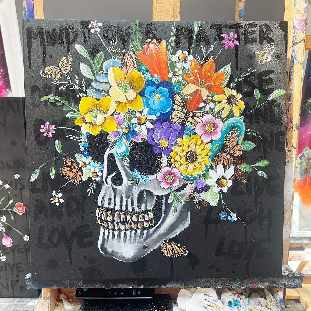 Mind Over Matter - Original - SOLD by artist Becky Smith - Wyecliffe Galleries