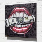 Money Talks - Original - SOLD by artist Becky Smith - Wyecliffe Galleries