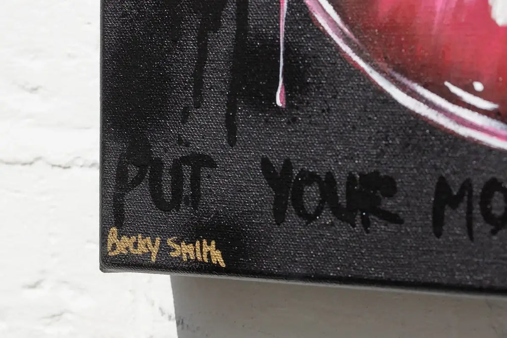 Money Talks - Original - SOLD by artist Becky Smith - Wyecliffe Galleries