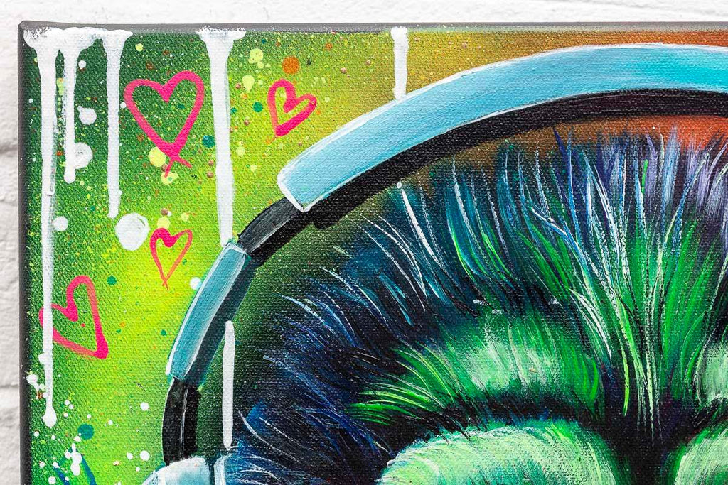 Monkey Business - Original - SOLD by artist Becky Smith - Wyecliffe Galleries