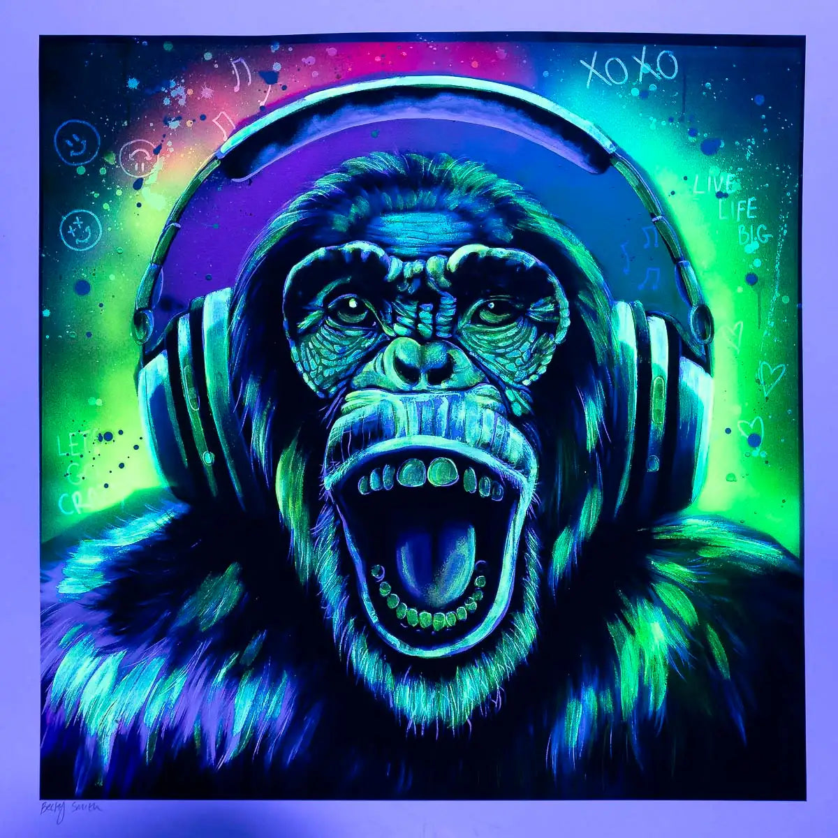 Monkey Madness - Artist Proof by artist Becky Smith - Wyecliffe Galleries