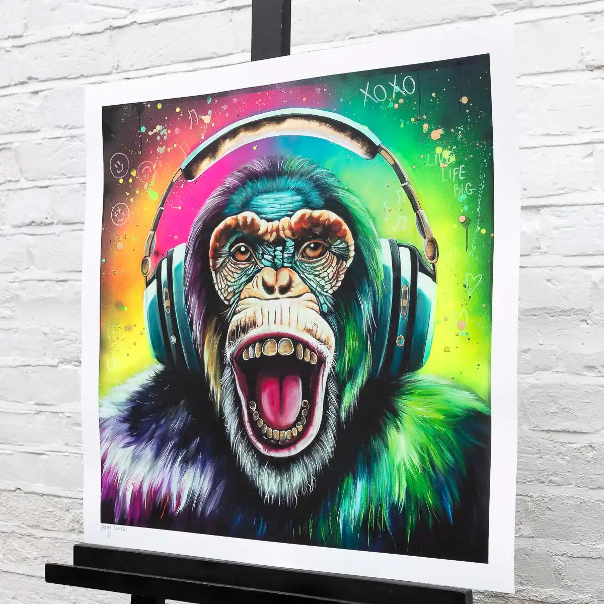 Monkey Madness - Artist Proof by artist Becky Smith - Wyecliffe Galleries