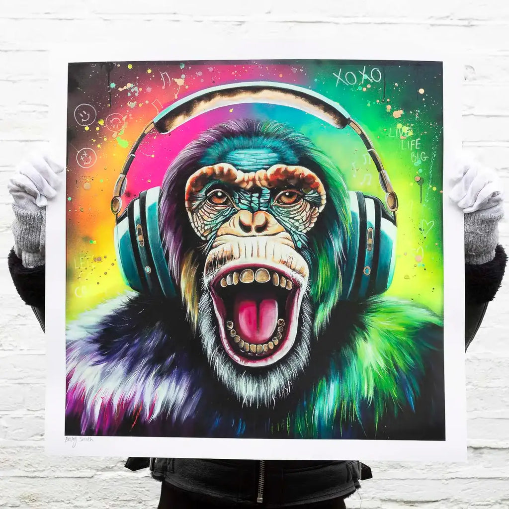 Monkey Madness - Artist Proof by artist Becky Smith - Wyecliffe Galleries