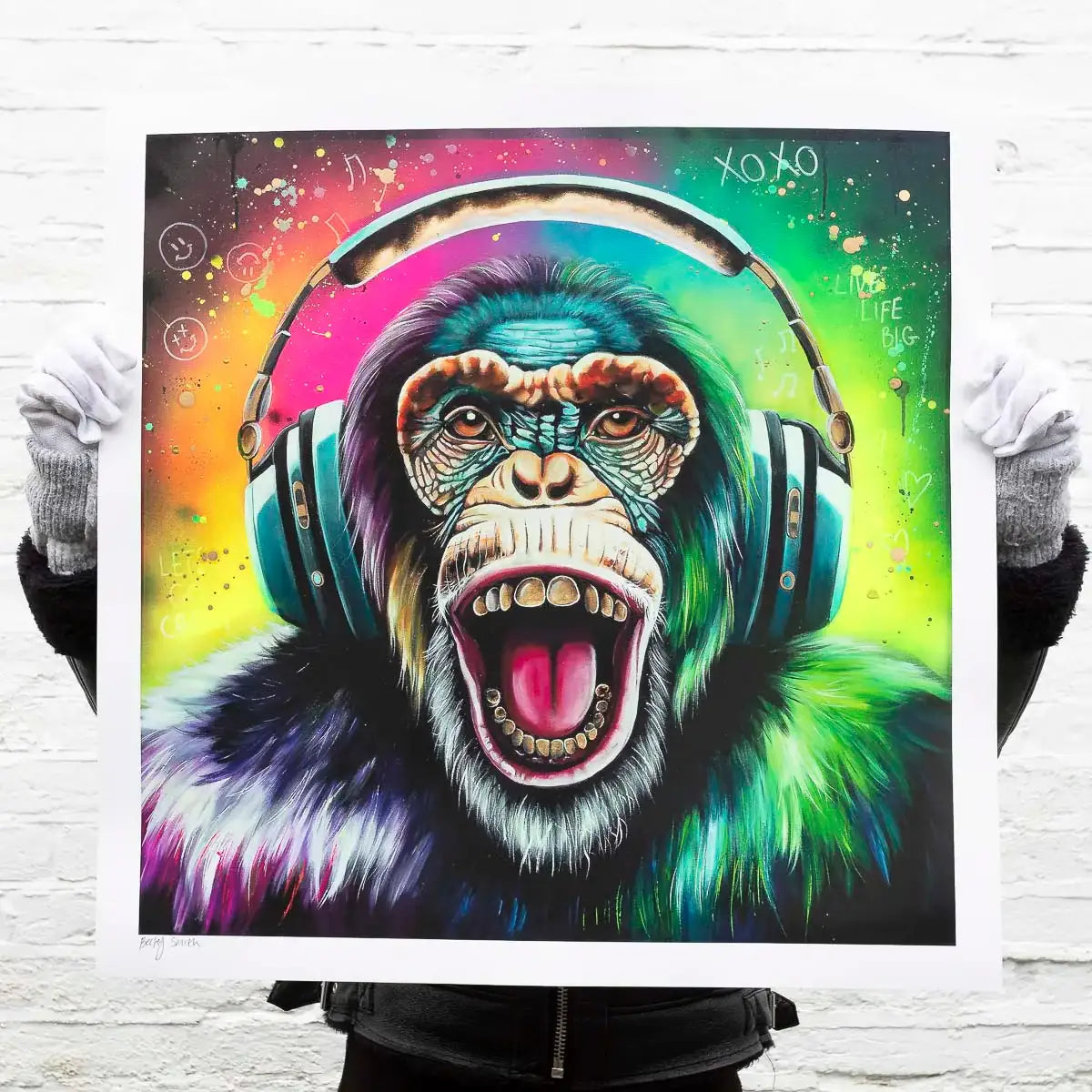 Monkey Madness - Artist Proof by artist Becky Smith - Wyecliffe Galleries