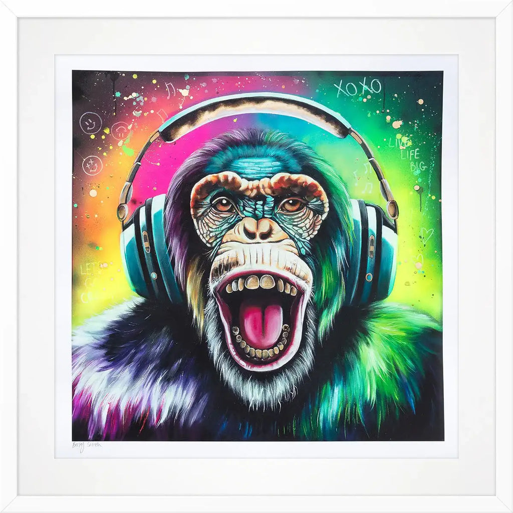 Monkey Madness - Artist Proof by artist Becky Smith - Wyecliffe Galleries