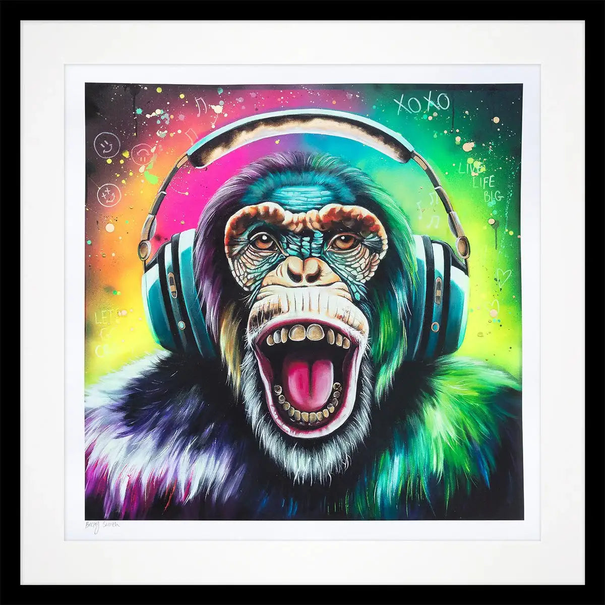 Monkey Madness - Artist Proof by artist Becky Smith - Wyecliffe Galleries