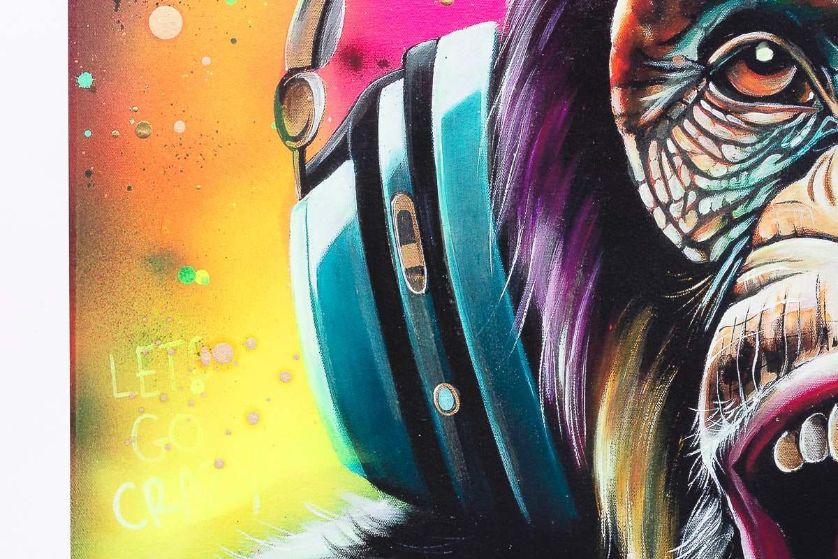 Monkey Madness - Artist Proof by artist Becky Smith - Wyecliffe Galleries