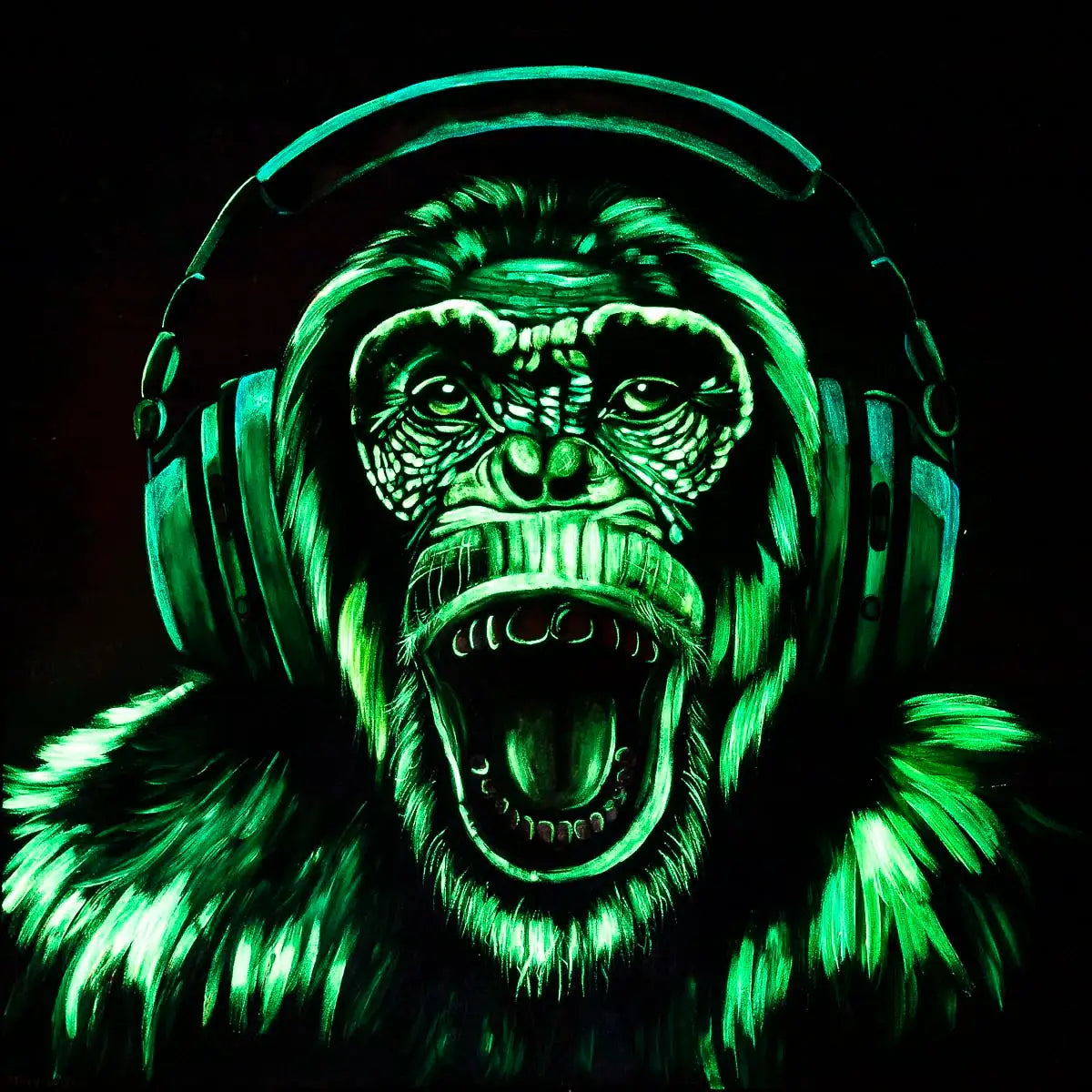 Monkey Madness - Original by artist Becky Smith - Wyecliffe Galleries