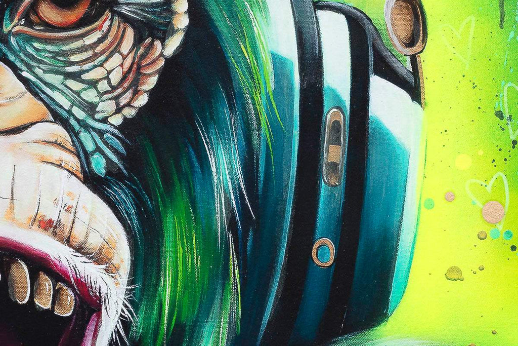 Monkey Madness Triptych - Artist Proof Matching SET by artist Becky Smith - Wyecliffe Galleries