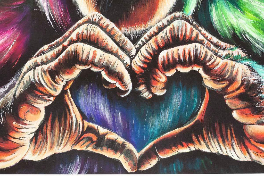 Monkey Madness Triptych - Artist Proof Matching SET by artist Becky Smith - Wyecliffe Galleries