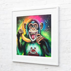 Monkey Madness Triptych - Artist Proof Matching SET by artist Becky Smith - Wyecliffe Galleries
