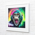 Monkey Madness Triptych - Artist Proof Matching SET by artist Becky Smith - Wyecliffe Galleries