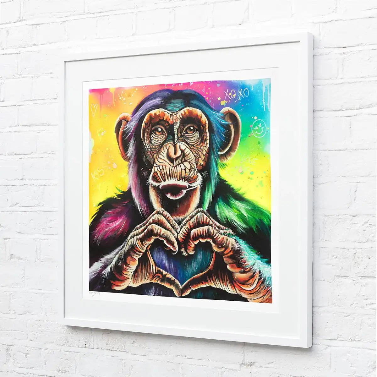 Monkey Madness Triptych - Artist Proof Matching SET by artist Becky Smith - Wyecliffe Galleries