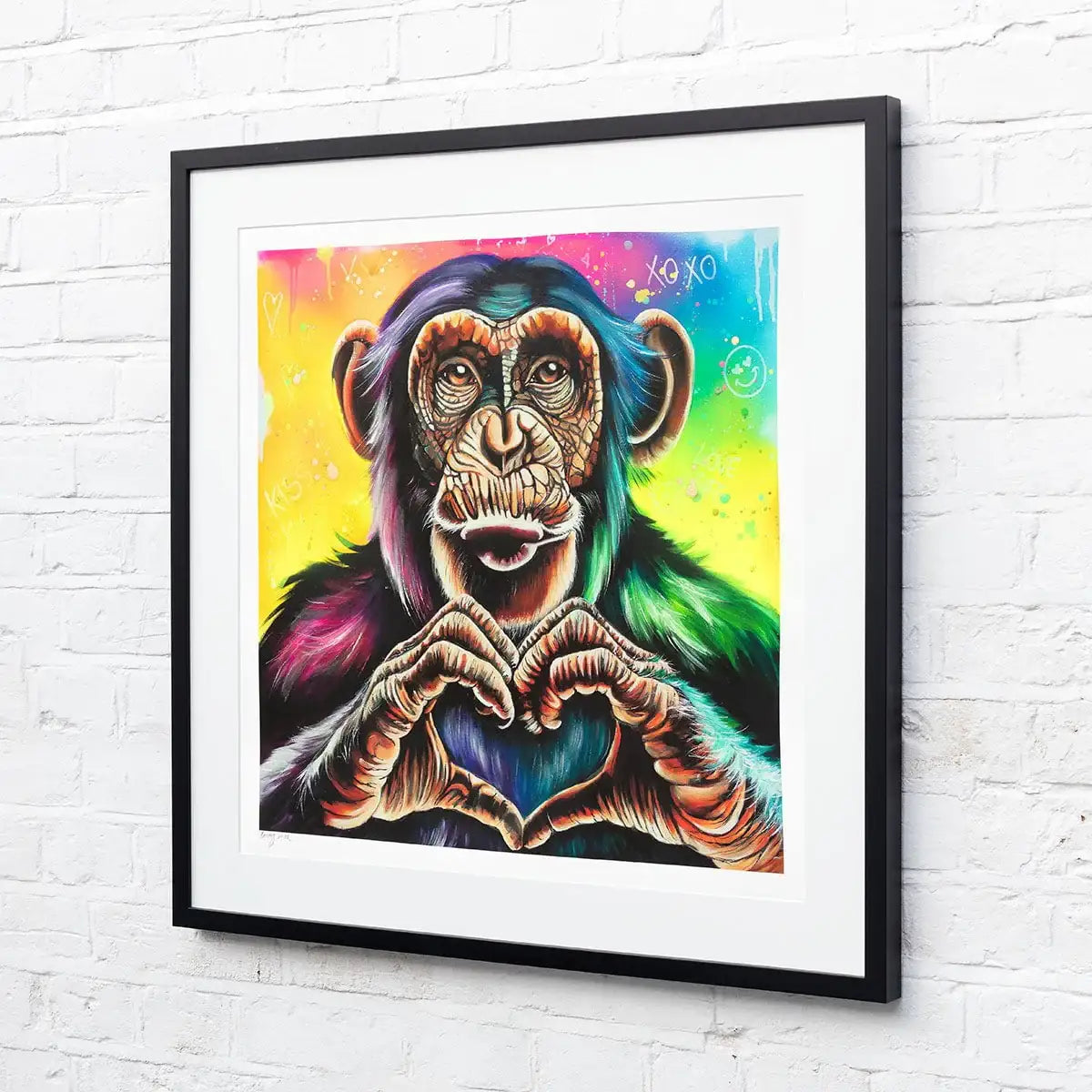 Monkey Madness Triptych - Artist Proof Matching SET by artist Becky Smith - Wyecliffe Galleries
