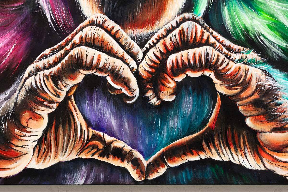 Monkey Madness Triptych - Deluxe Edition Matching SET by artist Becky Smith - Wyecliffe Galleries