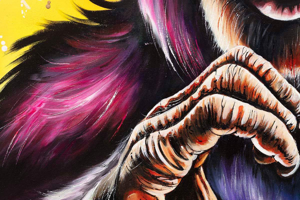 Monkey Madness Triptych - Deluxe Edition Matching SET by artist Becky Smith - Wyecliffe Galleries