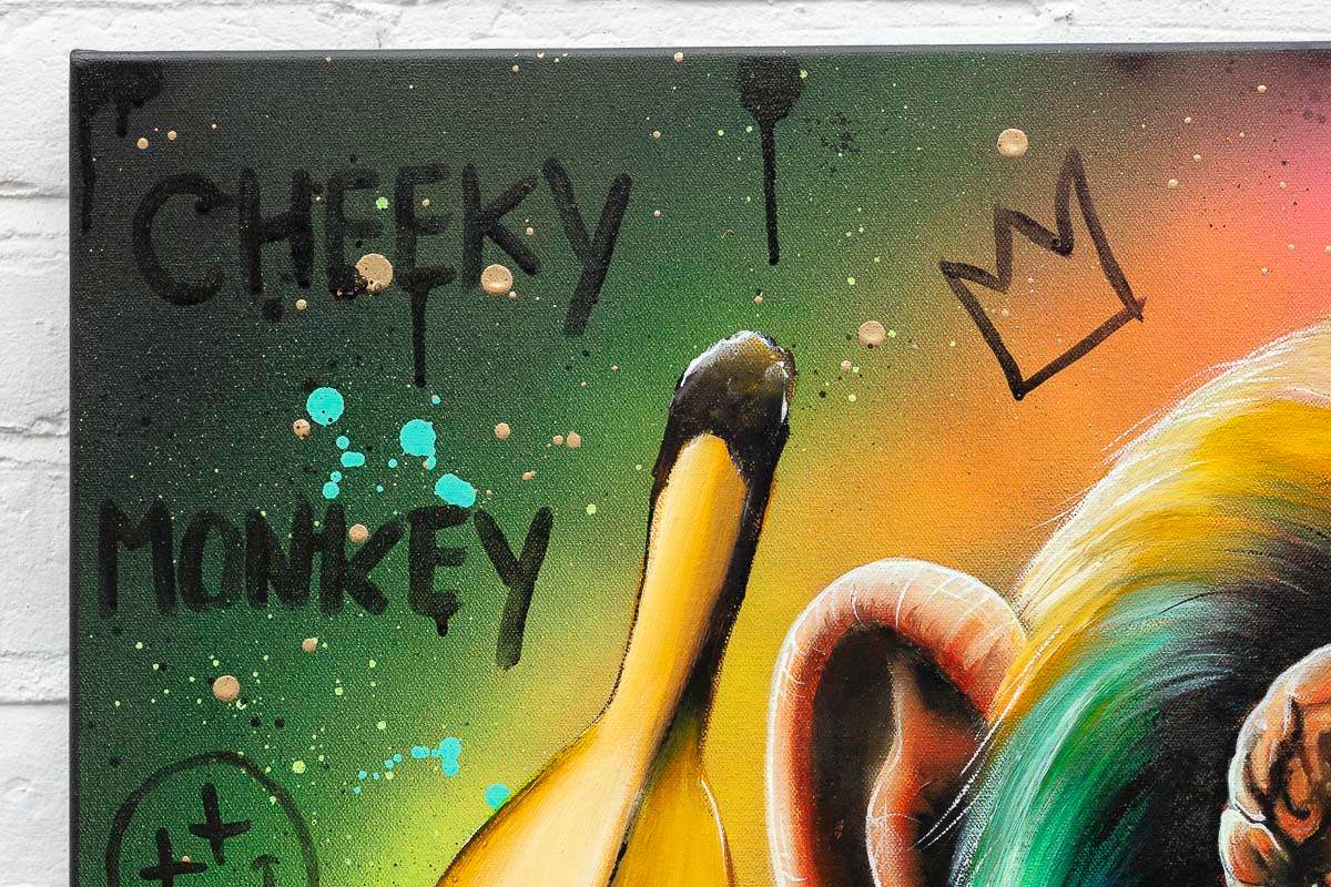 Monkey Madness Triptych - Deluxe Edition Matching SET by artist Becky Smith - Wyecliffe Galleries