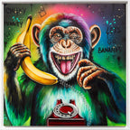 Monkey Madness Triptych - Deluxe Edition Matching SET by artist Becky Smith - Wyecliffe Galleries