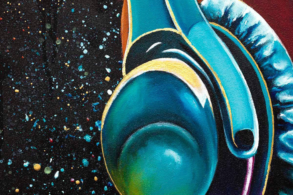 Music In My Bones - Original - SOLD by artist Becky Smith - Wyecliffe Galleries