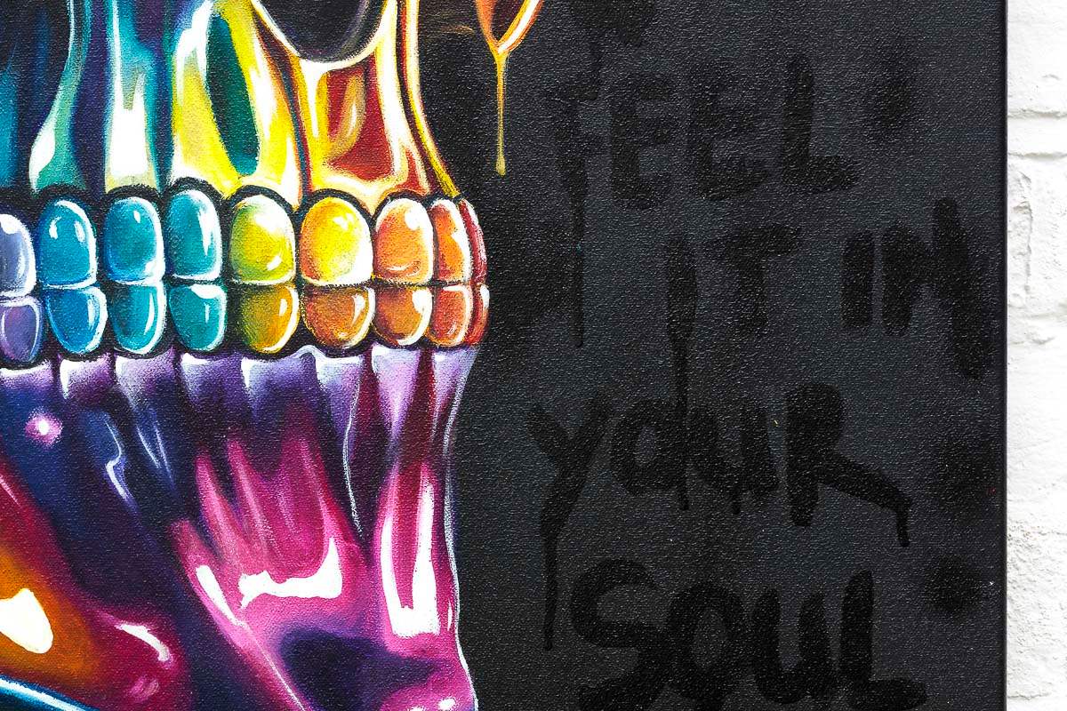 Music In My Bones - Original - SOLD by artist Becky Smith - Wyecliffe Galleries