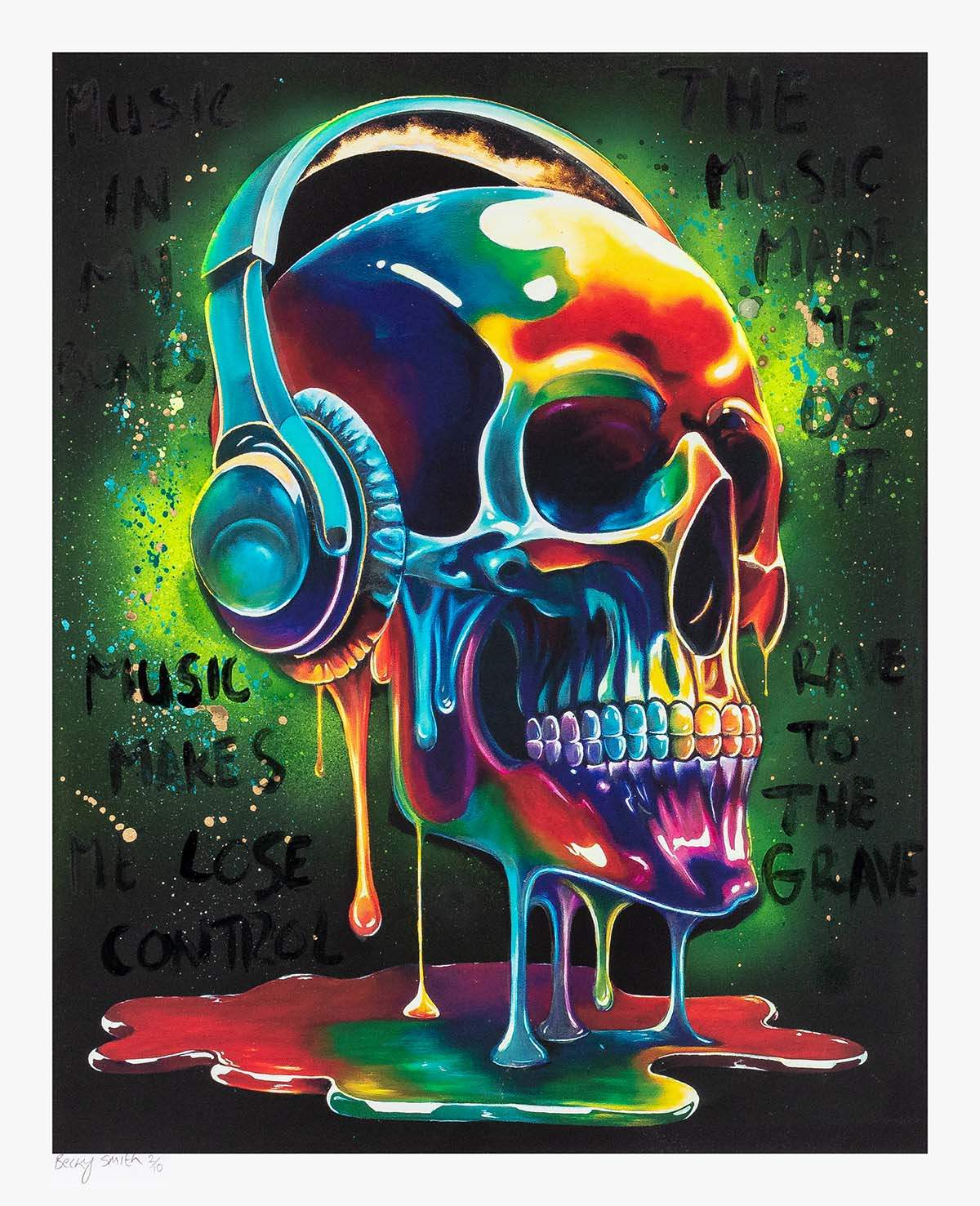 Music In My Bones - Special Paper Edition by artist Becky Smith - Wyecliffe Galleries