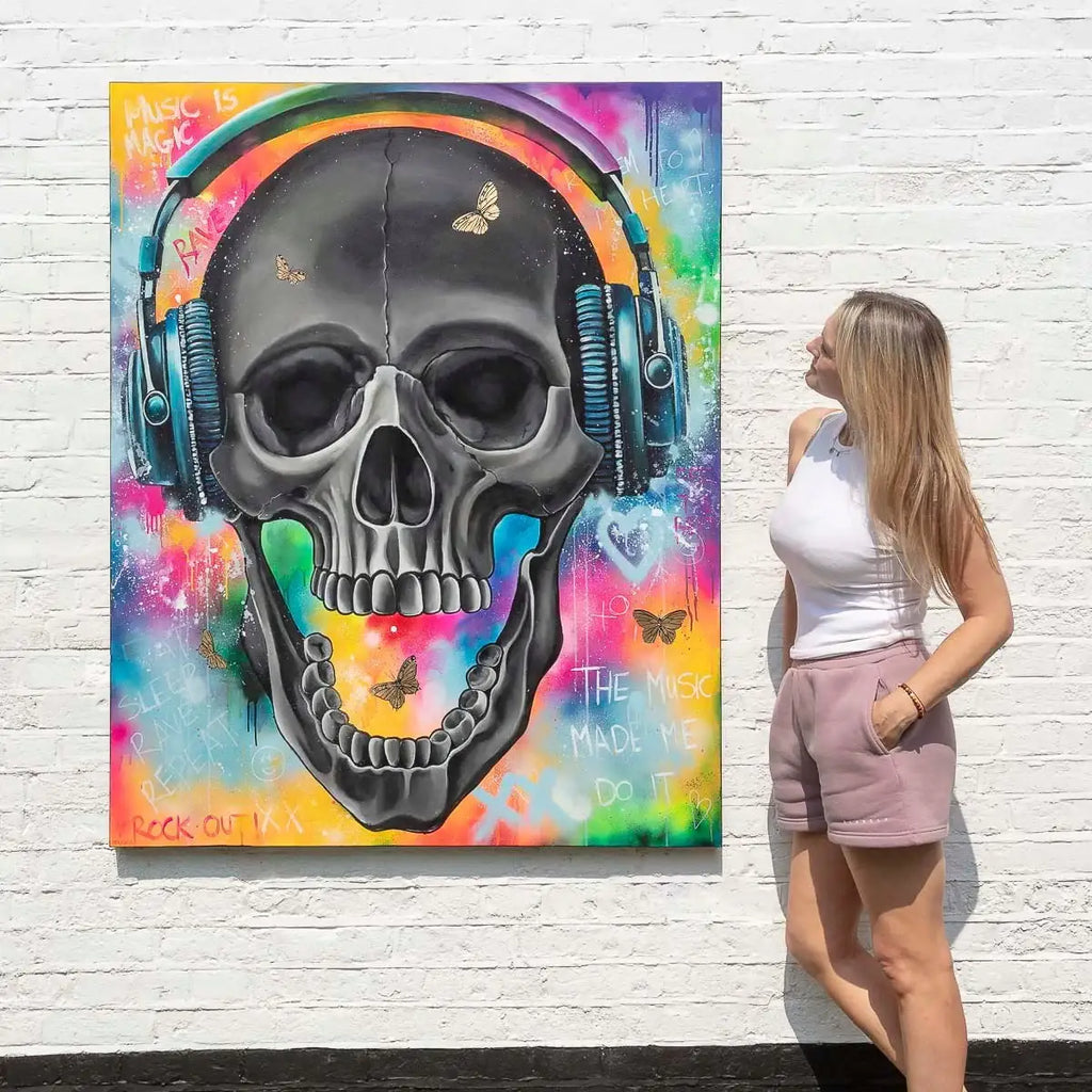 Music Is Magic - Original - SOLD by artist Becky Smith - Wyecliffe Galleries