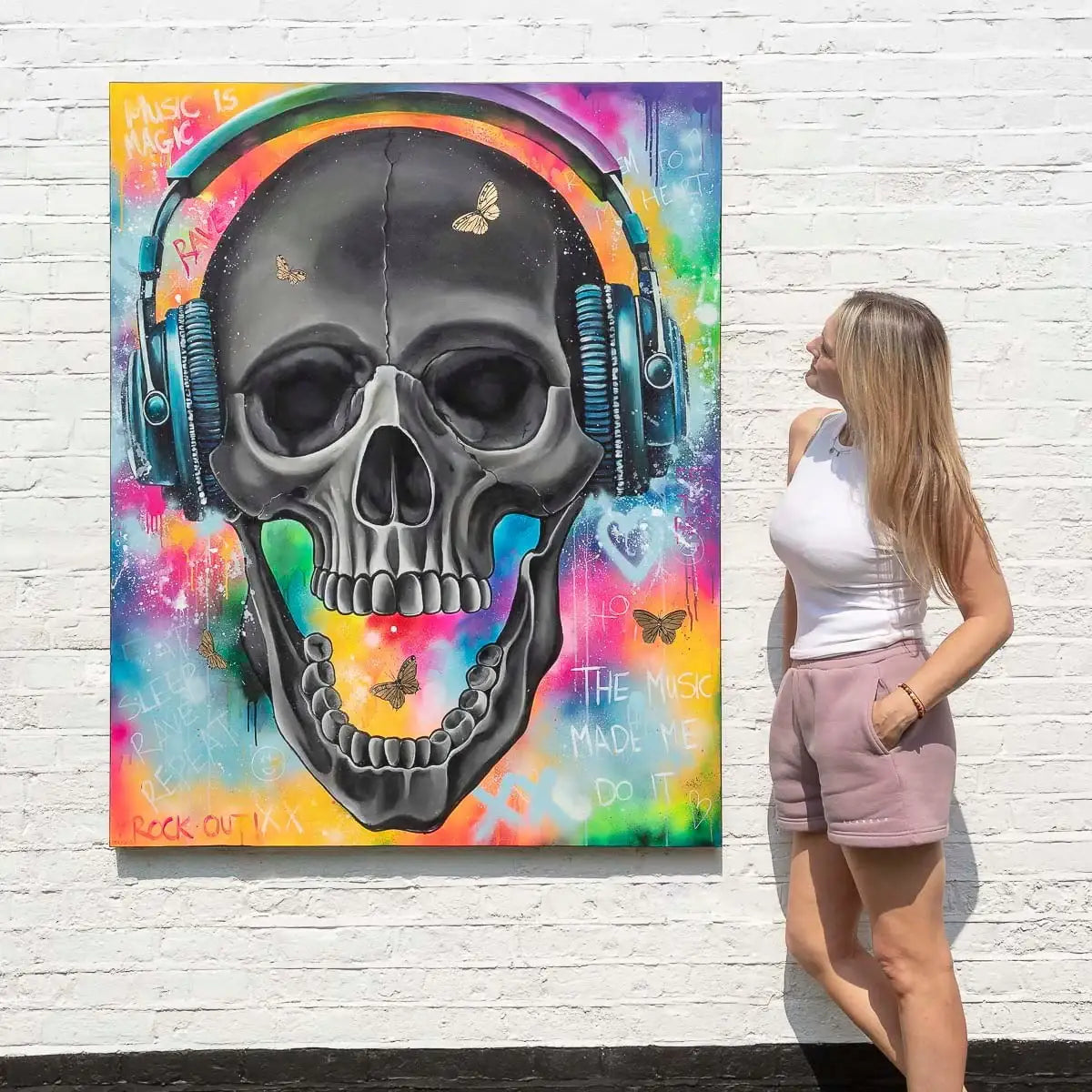 Music Is Magic - Original - SOLD by artist Becky Smith - Wyecliffe Galleries