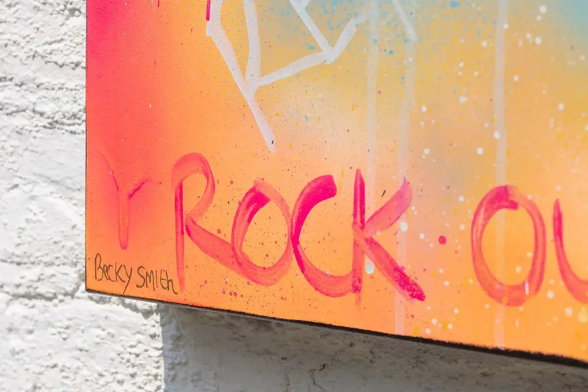 Music Is Magic - Original - SOLD by artist Becky Smith - Wyecliffe Galleries