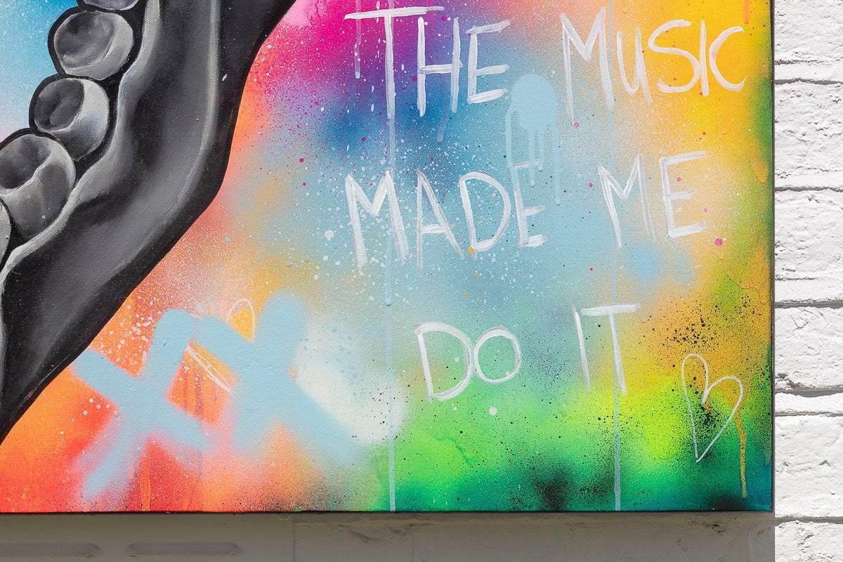 Music Is Magic - Original - SOLD by artist Becky Smith - Wyecliffe Galleries