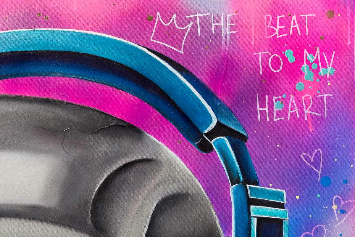 Music Is Medicine - Original by artist Becky Smith - Wyecliffe Galleries