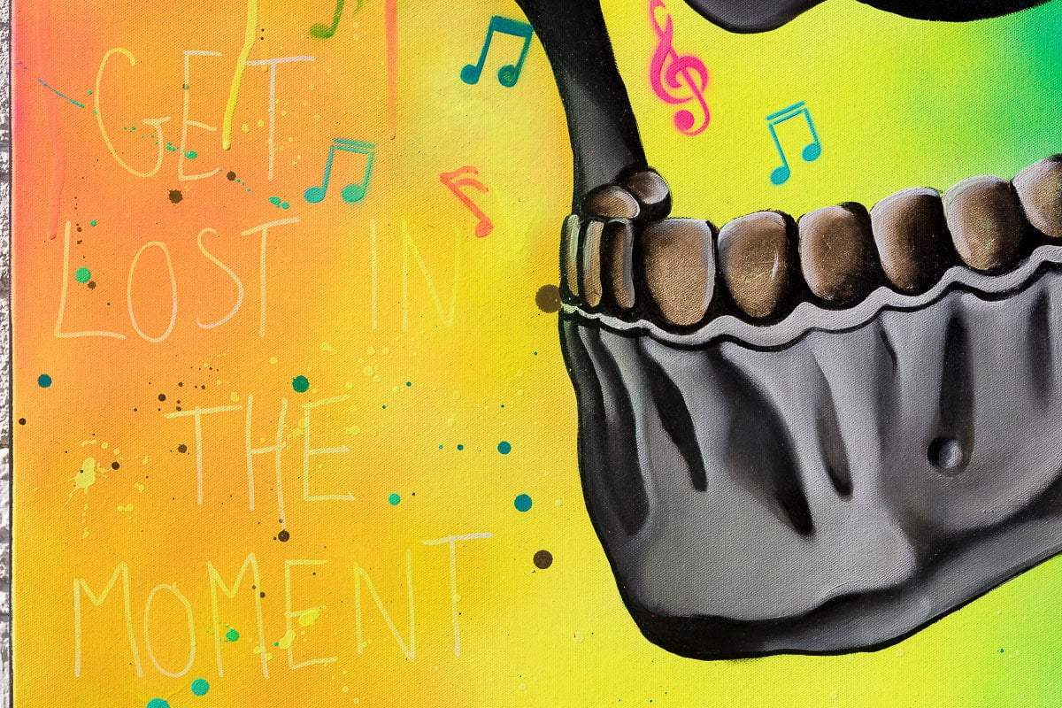 Music Is Medicine - Original by artist Becky Smith - Wyecliffe Galleries