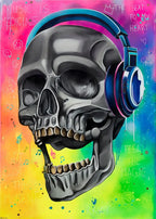 Music Is Medicine - Original by artist Becky Smith - Wyecliffe Galleries