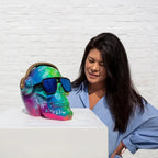 Music Makes Me Lose Control - Original - SOLD by artist Becky Smith - Wyecliffe Galleries