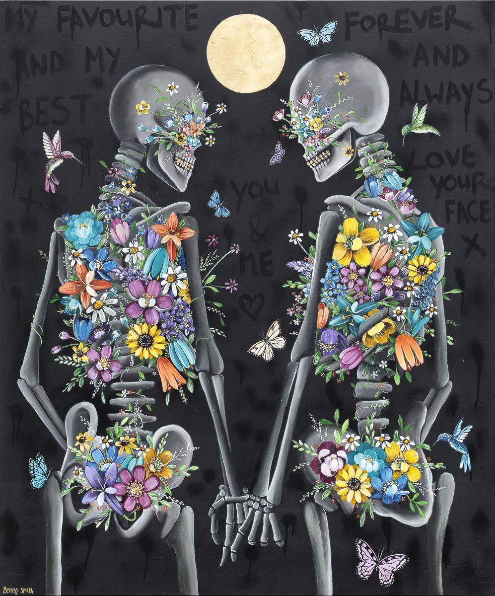 My Favourite And My Best - Original - SOLD by artist Becky Smith - Wyecliffe Galleries