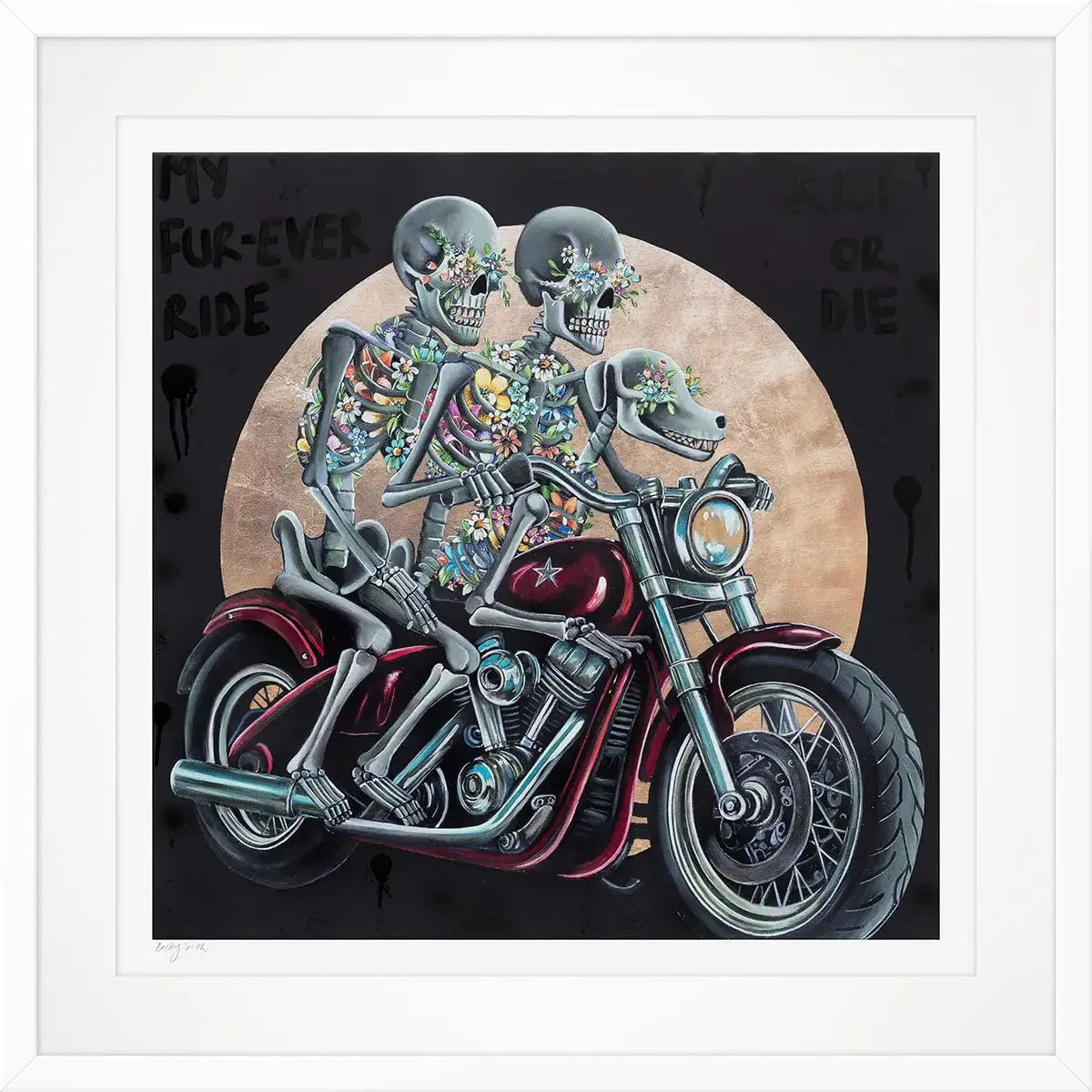 My Fur-Ever Ride - Artist Proof (Paper Edition) by artist Becky Smith - Wyecliffe Galleries