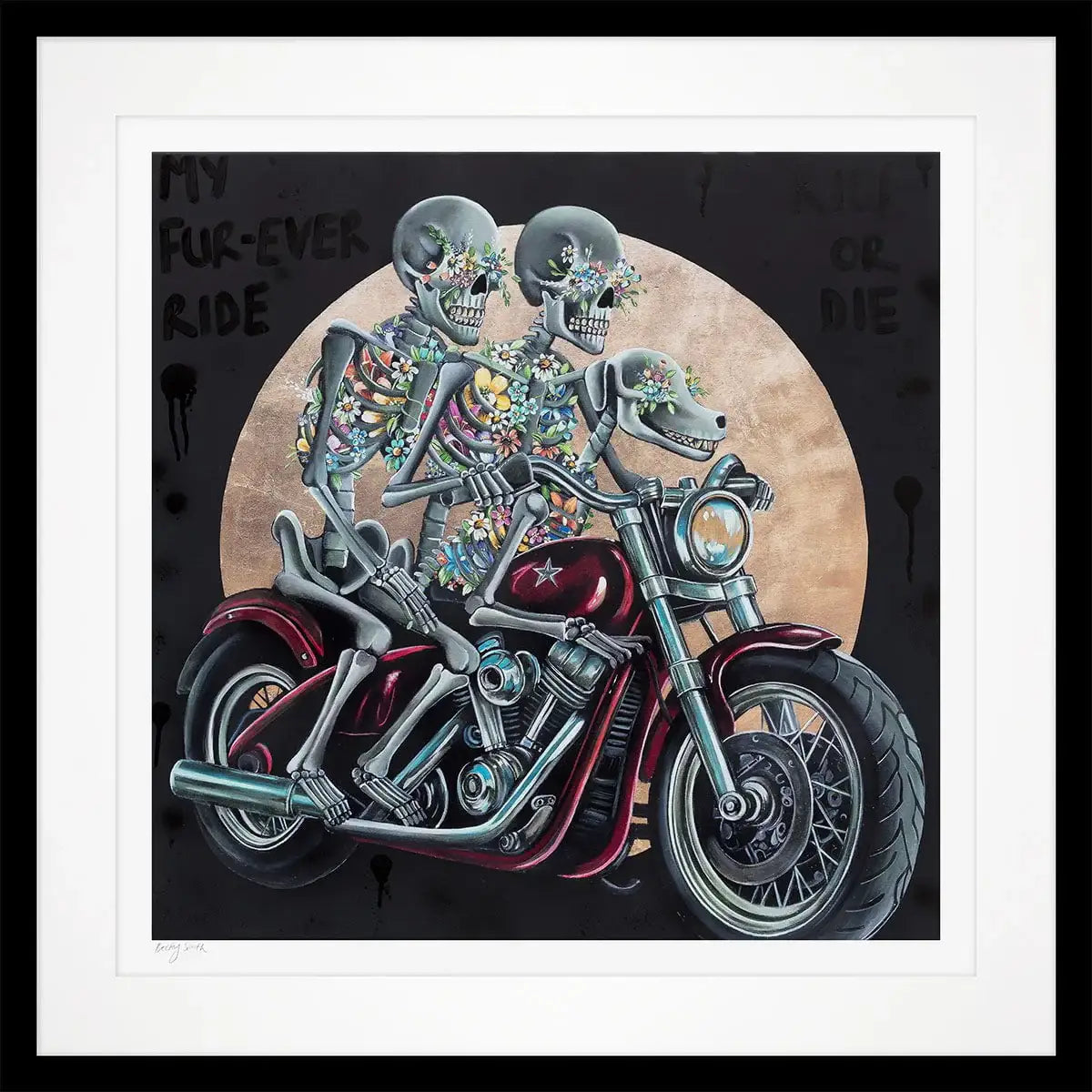 My Fur-Ever Ride - Artist Proof (Paper Edition) by artist Becky Smith - Wyecliffe Galleries