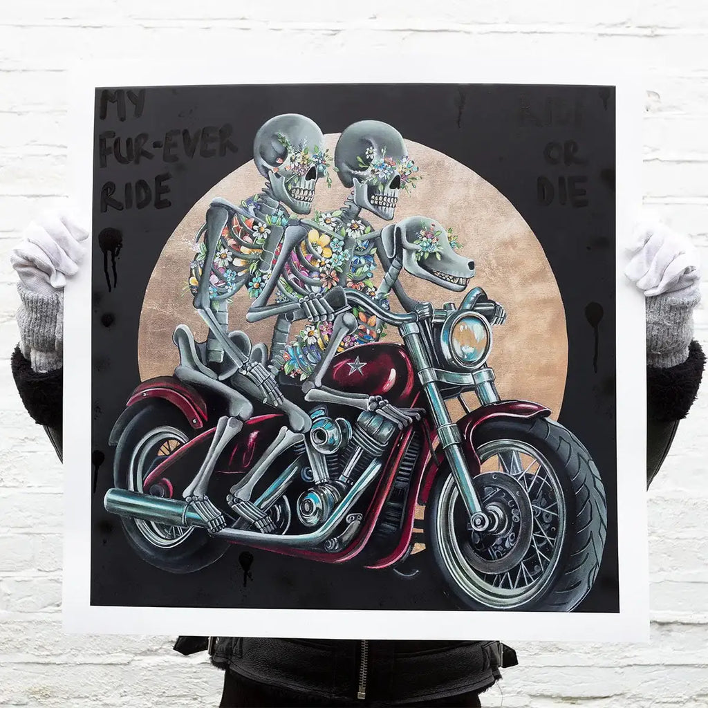 My Fur-Ever Ride - Artist Proof (Paper Edition) by artist Becky Smith - Wyecliffe Galleries