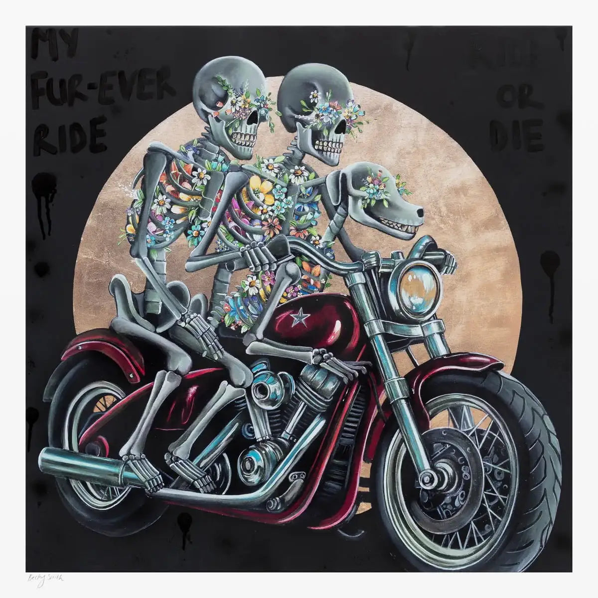 My Fur-Ever Ride - Artist Proof (Paper Edition) by artist Becky Smith - Wyecliffe Galleries