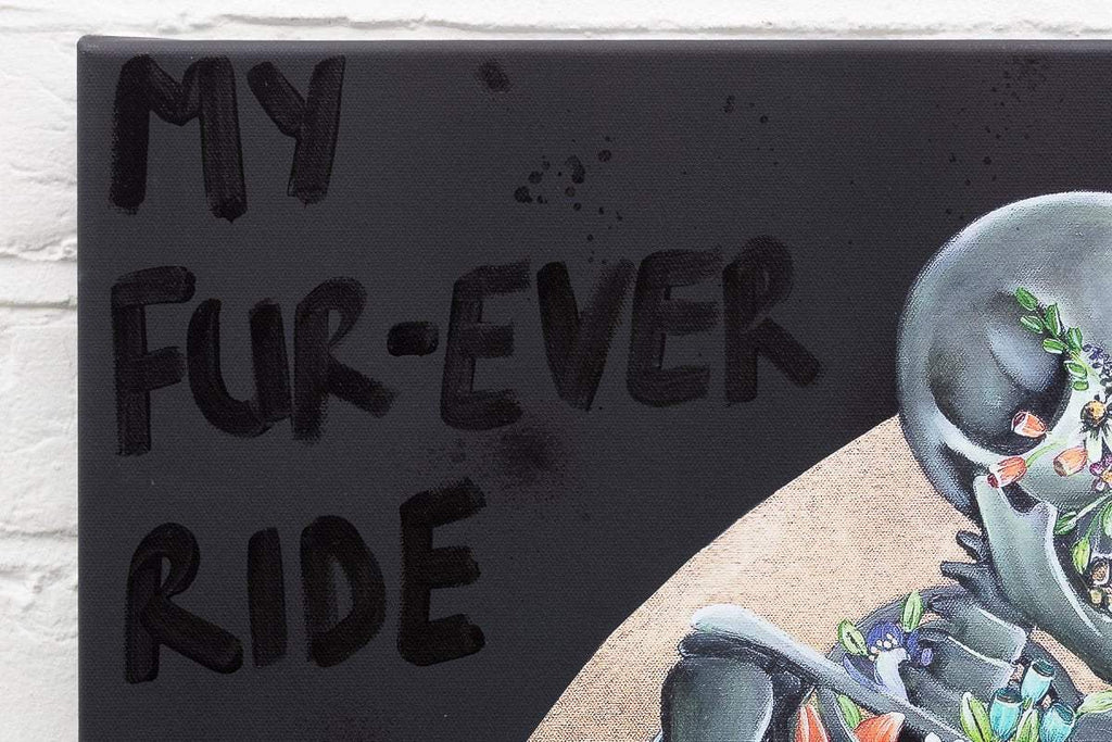 My Fur-Ever Ride - Deluxe Canvas (Box Canvas) by artist Becky Smith - Wyecliffe Galleries