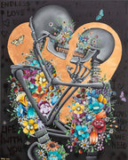 My Heart is Whole with You - Original - SOLD by artist Becky Smith - Wyecliffe Galleries