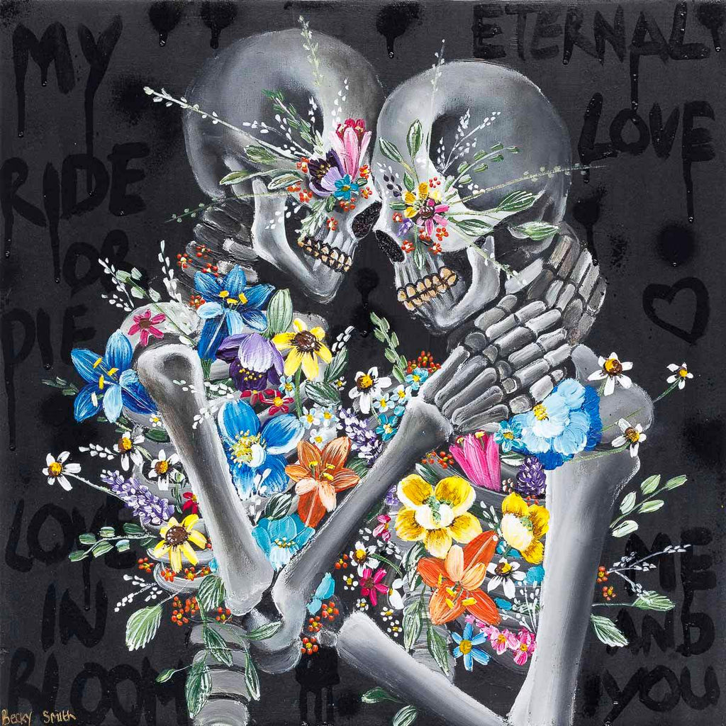 My Ride Or Die - Original - SOLD by artist Becky Smith - Wyecliffe Galleries