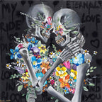 My Ride Or Die - Original - SOLD by artist Becky Smith - Wyecliffe Galleries