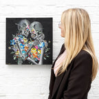 My Ride Or Die - Original - SOLD by artist Becky Smith - Wyecliffe Galleries