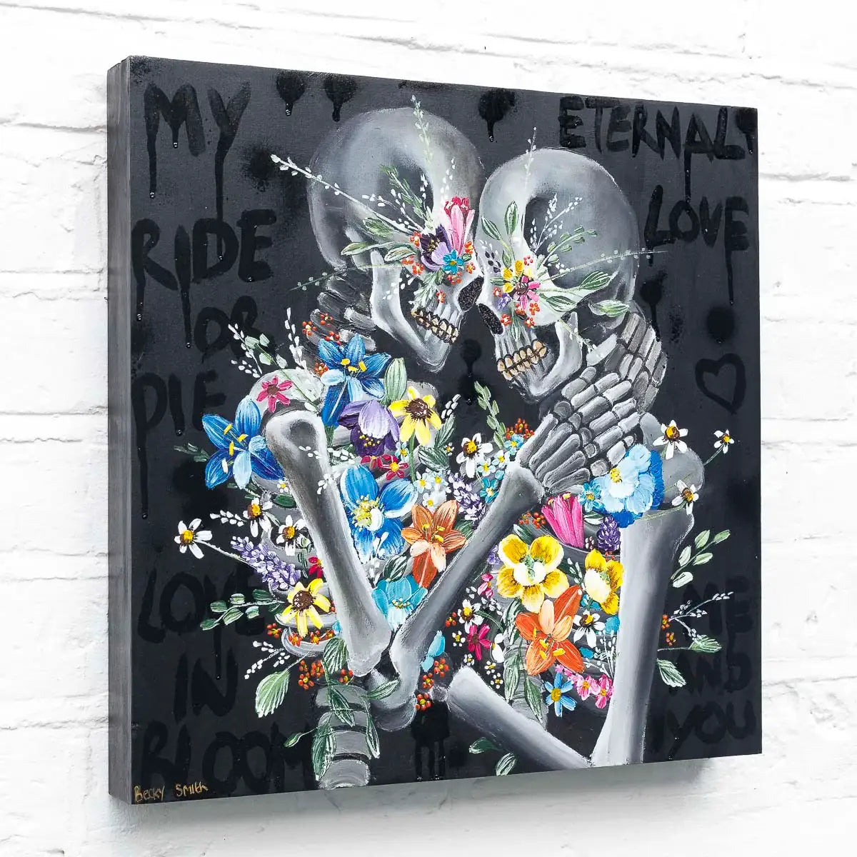 My Ride Or Die - Original - SOLD by artist Becky Smith - Wyecliffe Galleries