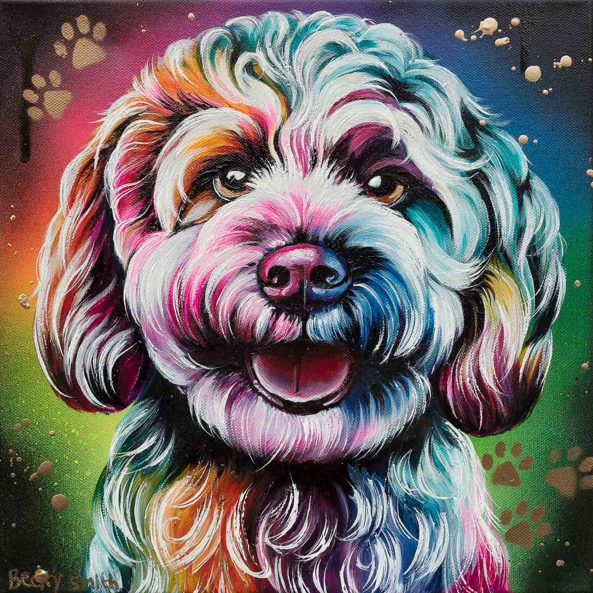 My World - Original - SOLD by artist Becky Smith - Wyecliffe Galleries